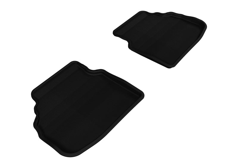 3D MAXpider 2009-2012 BMW 7 Series F01 Kagu 1st & 2nd Row Floormats - Black