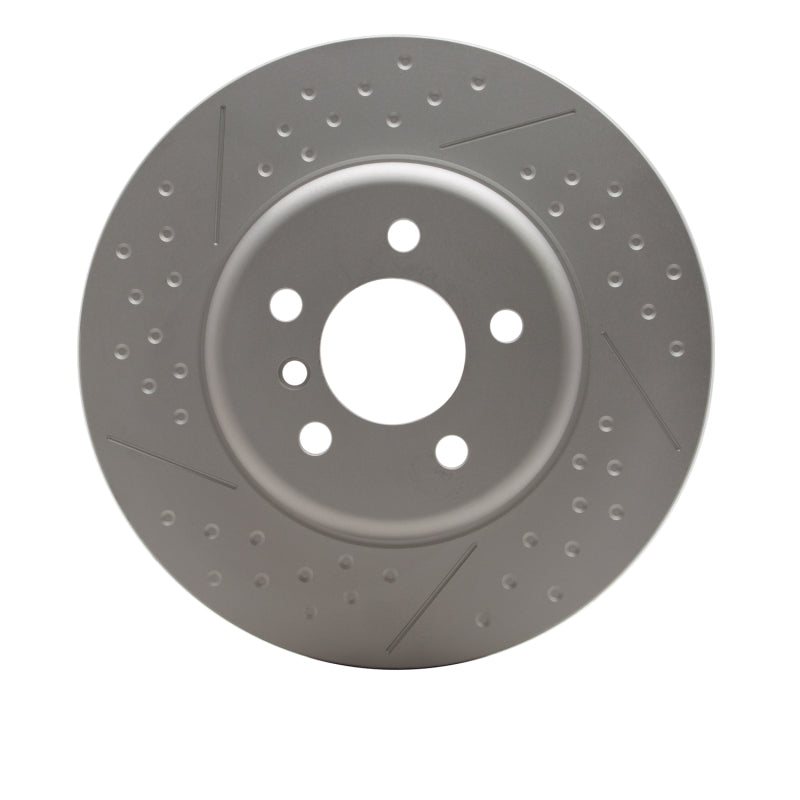 DFC 13-21 BMW 428i Rear GeoSPEC Coated Rotor - Dimpled and Slotted