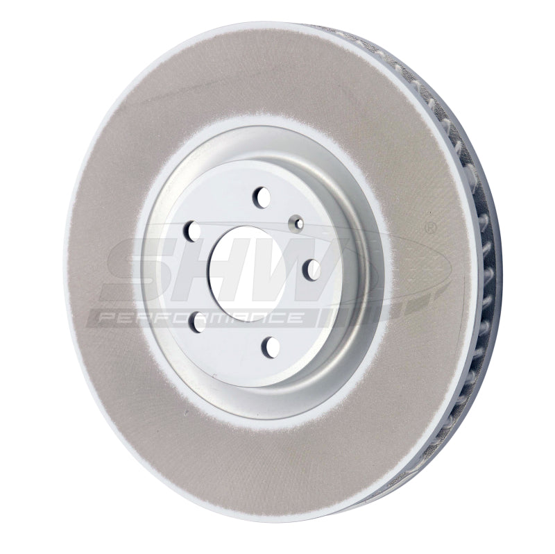 SHW Performance 20-21 Porsche Macan GTS 2.9L Right Front Smooth Monobloc Brake Rotor (95B615302AA)