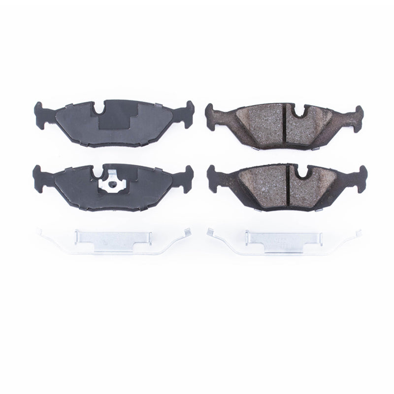 PowerStop 1991 BMW 318i Rear Z17 Evolution Ceramic Brake Pads w/Hardware