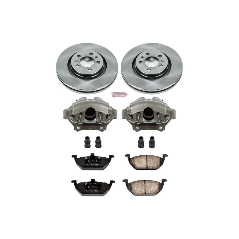 PowerStop 1998 Volkswagen Beetle Autospecialty Kit w/ Calipers - Front