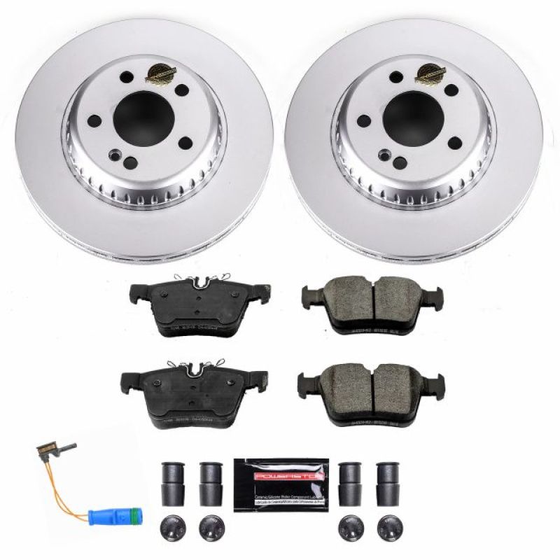 PowerStop 2018 Mercedes-Benz C350e Rear Z23 Evolution Sport Coated Brake Kit