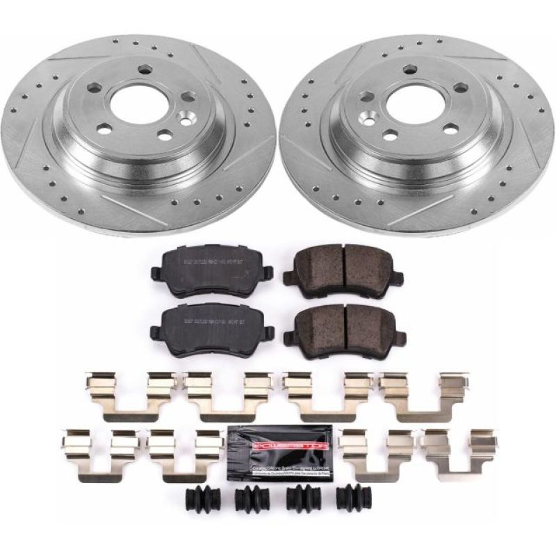 PowerStop 11-18 Volvo S60 Rear Z23 Evolution Sport Brake Kit