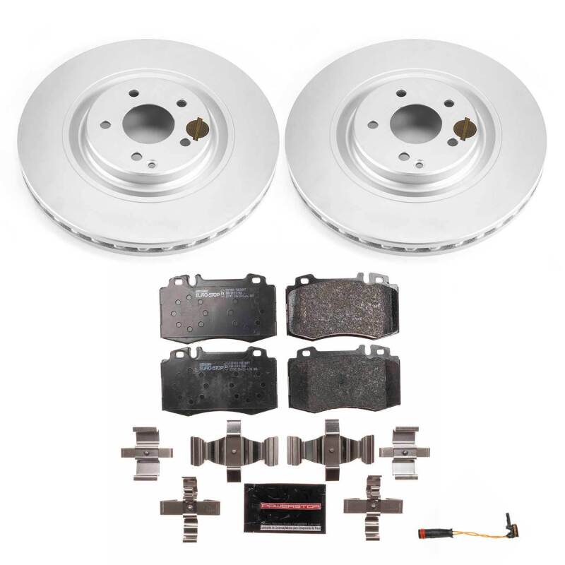 PowerStop 03-06 Mercedes-Benz CLK500 Front Euro-Stop Brake Kit