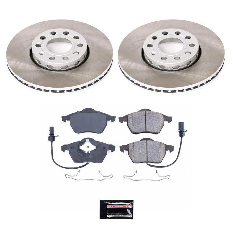 PowerStop 99-05 Volkswagen Passat Front Semi-Coated Rotor Kit