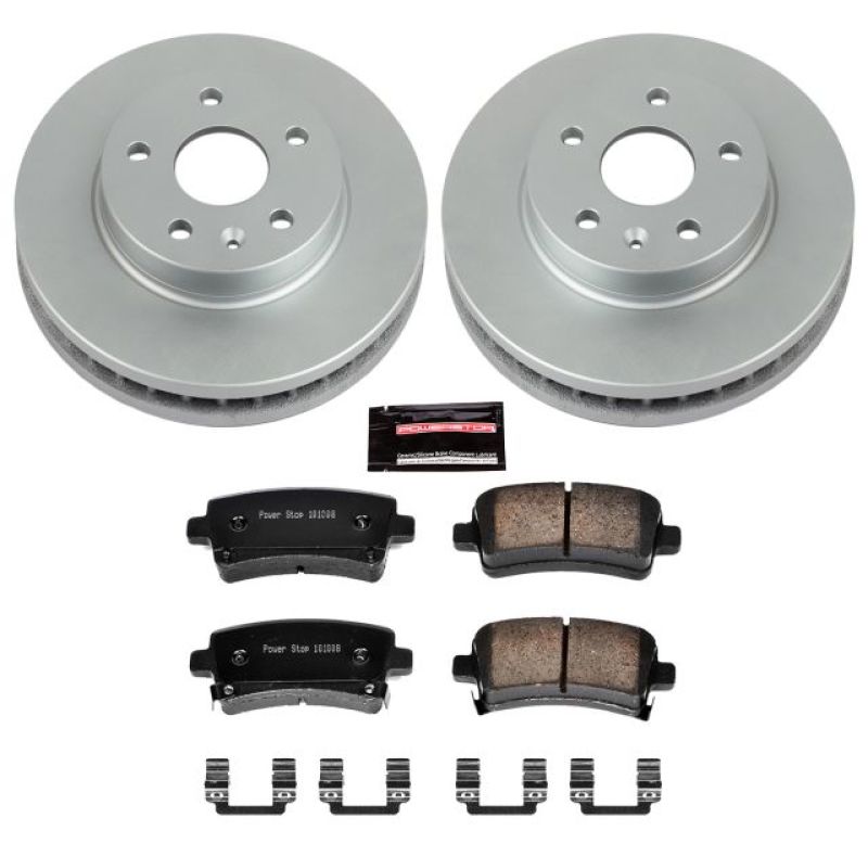 PowerStop 12-16 Buick LaCrosse Rear Z17 Evolution Geomet Coated Brake Kit