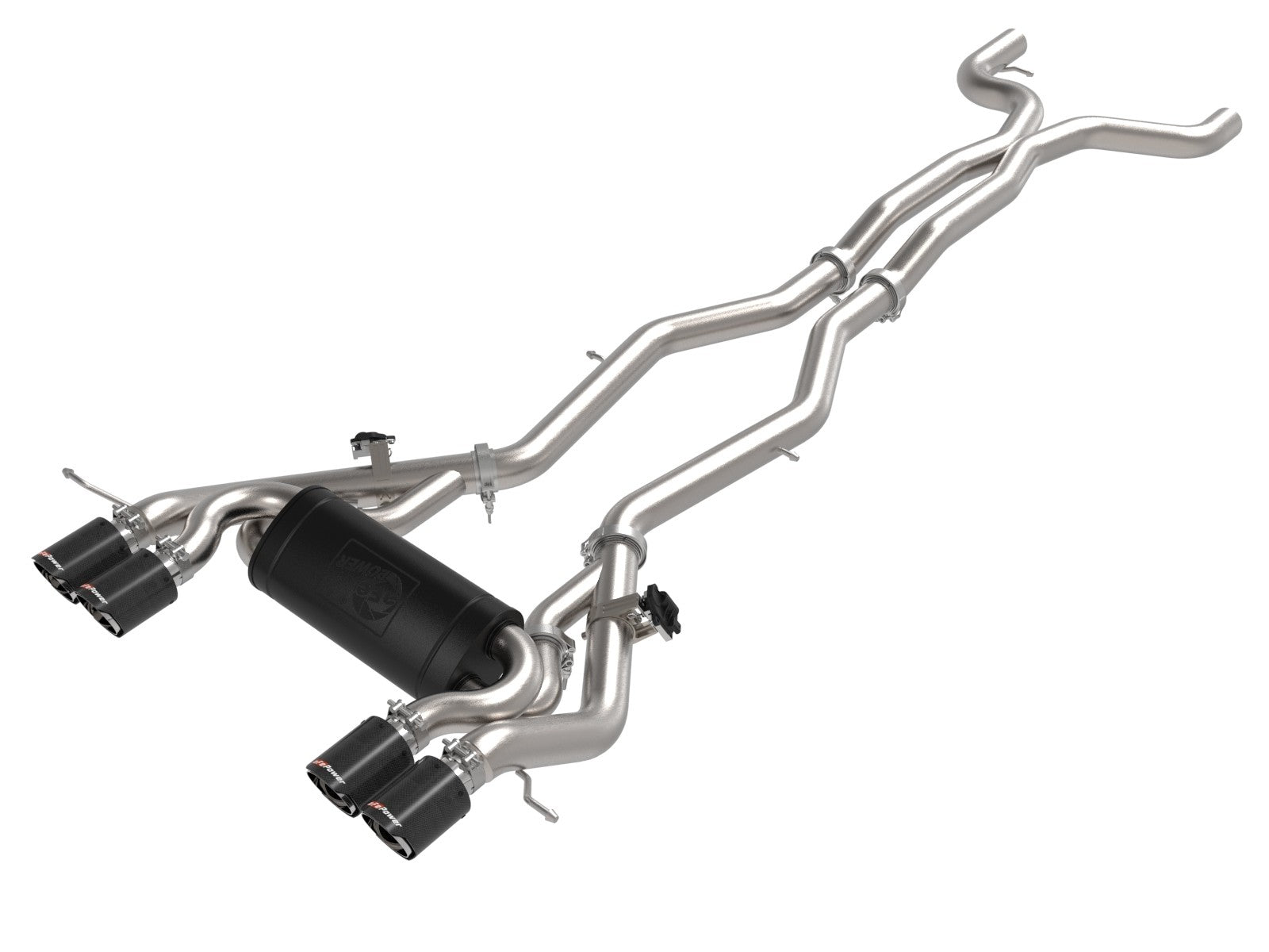 aFe Takeda 3 IN to 2-1/2 IN 304 Stainless Steel Cat-Back Exhaust - BMW G80/G82 M3/M4