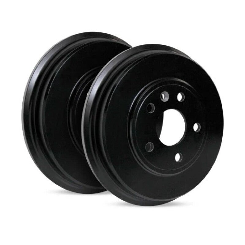 R1 Concepts 87-92 Winnebago Utility Van Renault Trafic Chassis Front Right Drill & Slot Black Brake Rotor