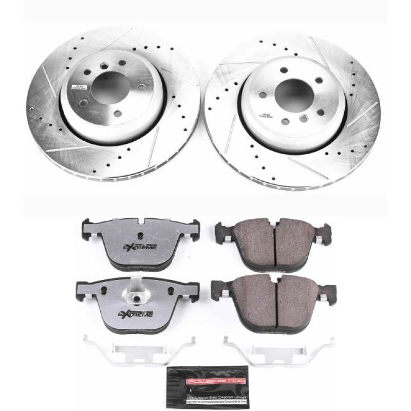 PowerStop 08-10 BMW 535i Rear Z26 Street Warrior Brake Kit