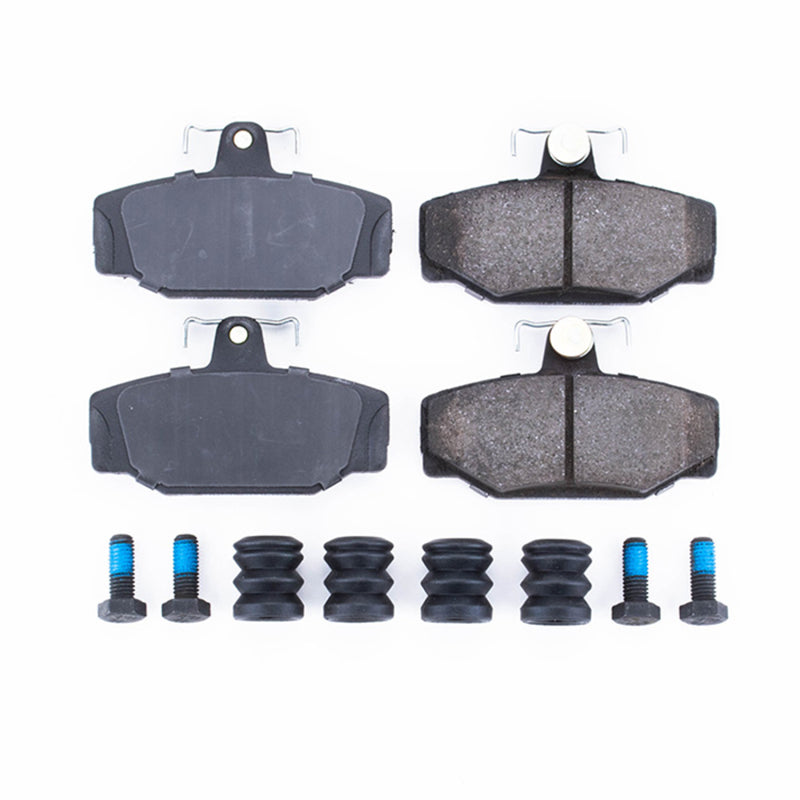PowerStop 88-90 Volvo 760 Rear Z17 Evolution Ceramic Brake Pads w/Hardware