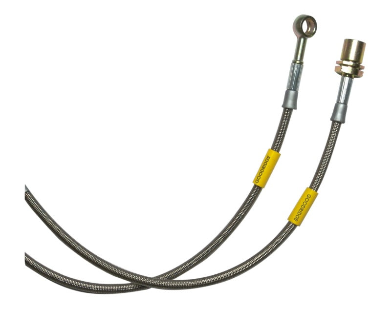 Goodridge 15-18 Audi A3 (Excl Diesel/S3/TT) Stainless Steel Brake Lines - Red