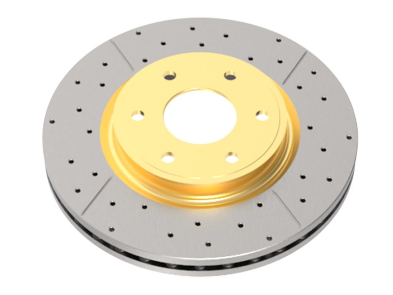 DBA 12-16 Audi A4 Front Drilled & Slotted Street Series Rotor - DBA3008X
