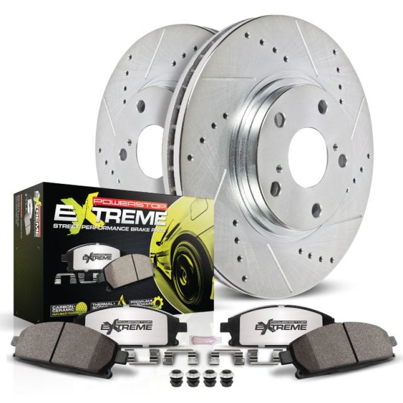 PowerStop 03-06 Mercedes-Benz CLK500 Front Z26 Street Warrior Brake Kit