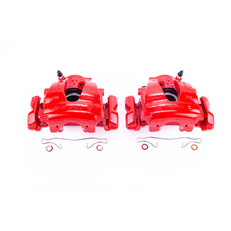 PowerStop 04-08 Chrysler Crossfire Front Red Calipers w/Brackets - Pair