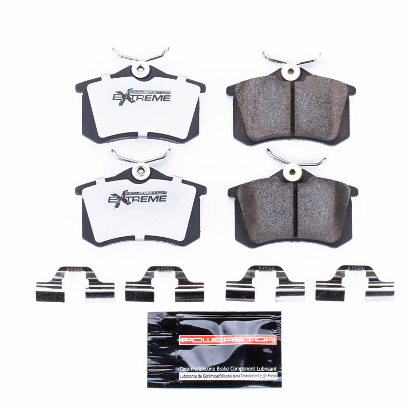 PowerStop 03-04 Audi A4 Rear Z26 Extreme Street Brake Pads w/Hardware