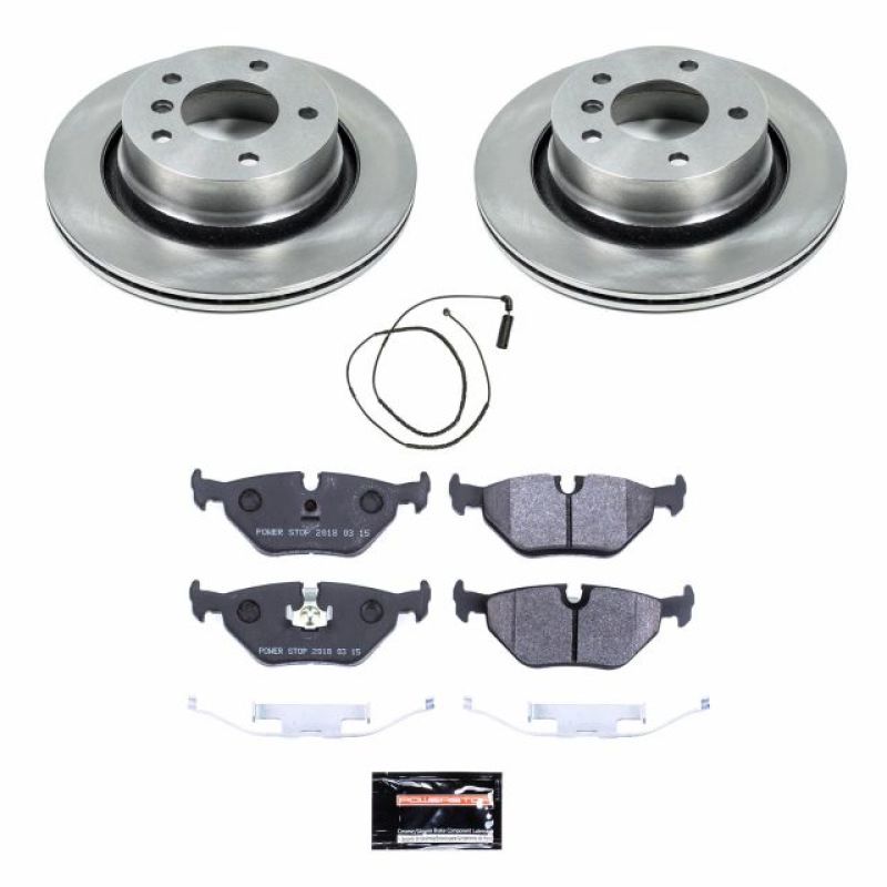 PowerStop 2000 BMW 323i Rear Track Day Brake Kit