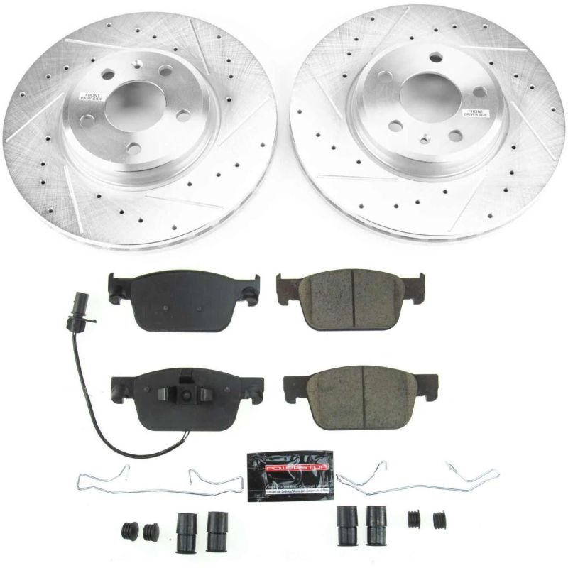 PowerStop 17-19 Audi A4 Front Z23 Evolution Sport Brake Kit