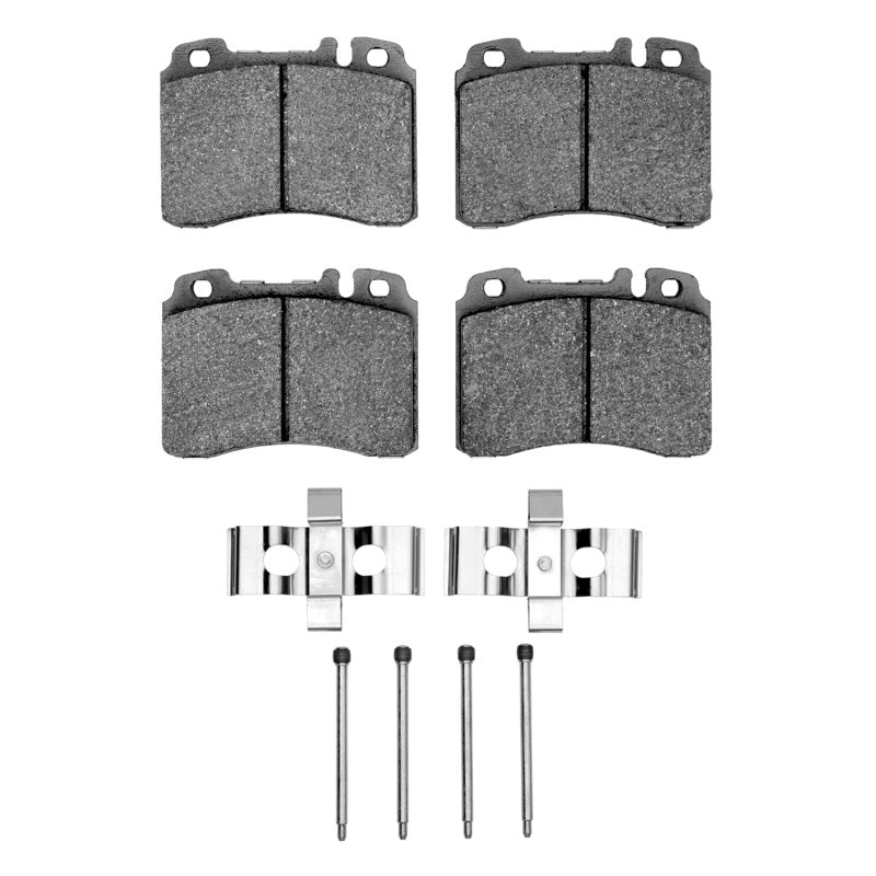 DFC 90-95 Mercedes-Benz E320 Front 5000 Advanced Low Metallic Brake Pads and Hardware Kit