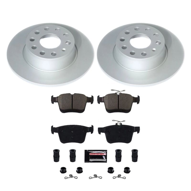 PowerStop 2019 Volkswagen Jetta Rear Z17 Evolution Geomet Coated Brake Kit