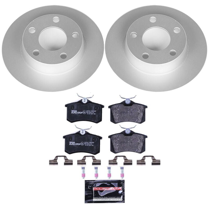 PowerStop 98-04 Audi A6 Quattro Rear Euro-Stop Brake Kit