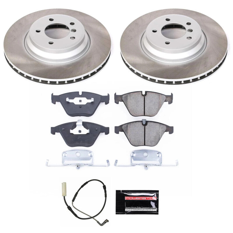 PowerStop 07-10 BMW 335i Front Semi-Coated Rotor Kit