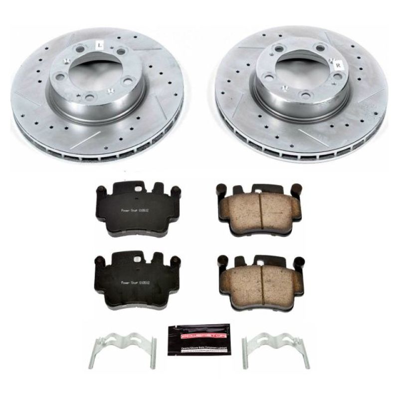 PowerStop 05-06 Porsche Boxster Front Z23 Evolution Sport Brake Kit