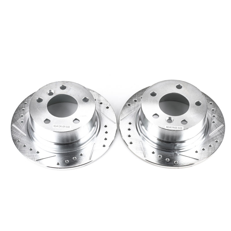 PowerStop 96-02 BMW Z3 Rear Evolution Drilled & Slotted Rotors - Pair