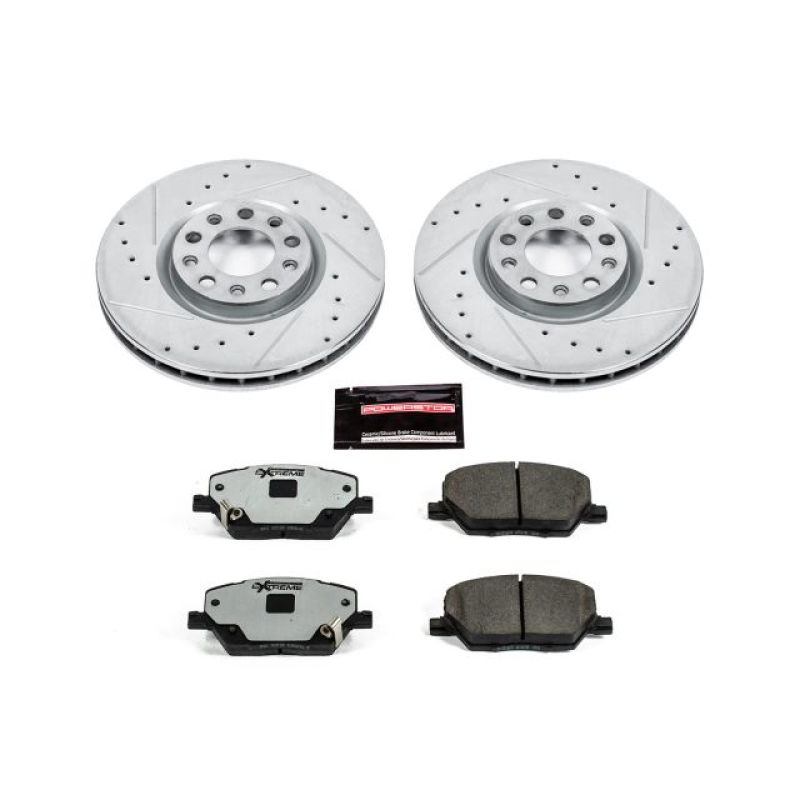 PowerStop 16-18 Fiat 500X Front Z36 Truck & Tow Brake Kit