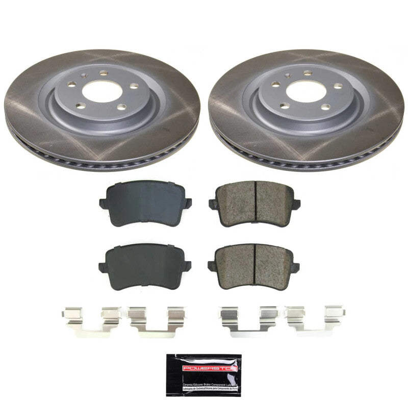 PowerStop 14-17 Audi SQ5 Rear Semi-Coated Rotor Kit