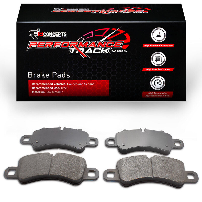 R1 Concepts 17-25 Porsche 718 Cayman Front Track/Street Brake Pads