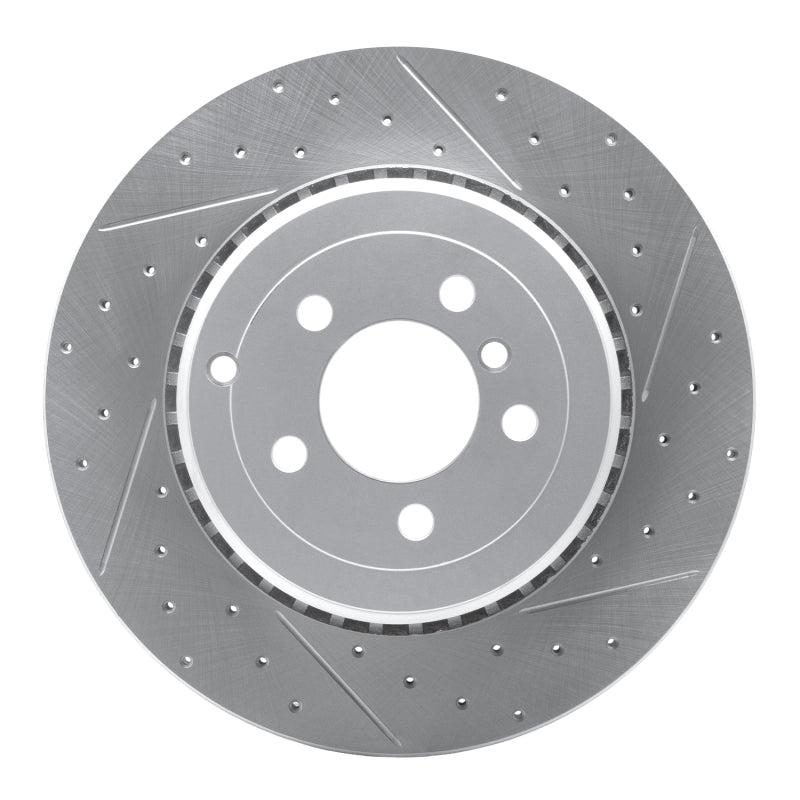 R1 Concepts 10-12 Land Rover Range Rover Rear Right Drilled & Slotted Geo-Carbon Rotor