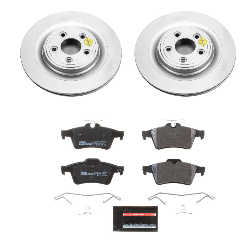 PowerStop 06-08 Jaguar S-Type Rear Euro-Stop Brake Kit