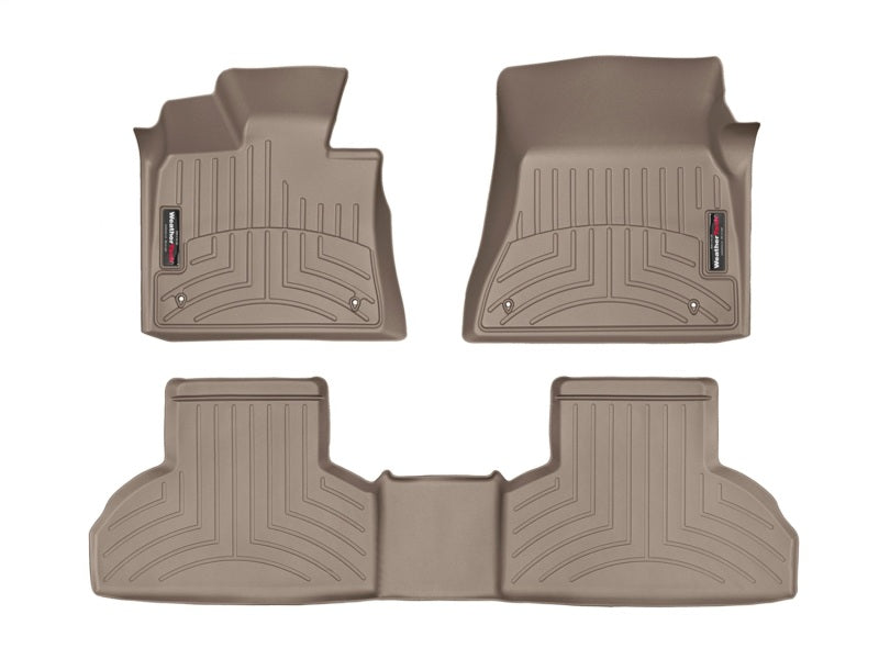 WeatherTech  14+ Bmw X5 Front And Rear Floorliners - Tan