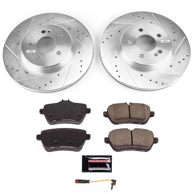 PowerStop 18-20 Mercedes-Benz S450 Rear Z23 Evolution Brake Kit