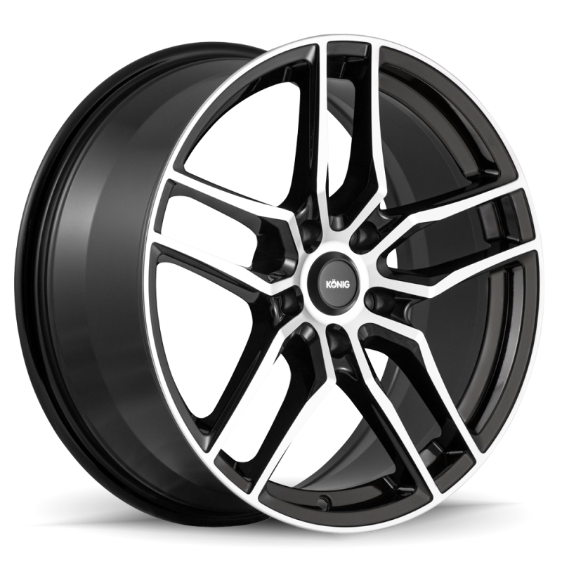 Konig Wheels Konig Intention 16x7.5 5x114.3 ET45 Gloss Black / Machine Face