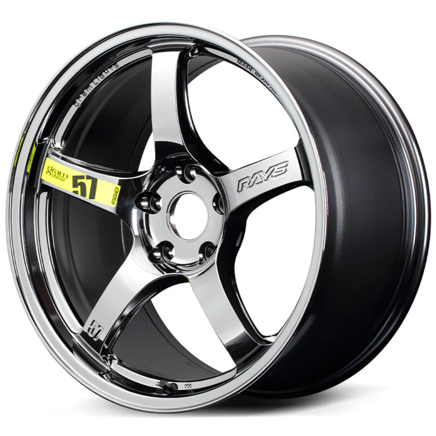 Gram Lights 57CR Limited 17x9.0 +12 5x114.3 RAYS Black Metal Coat Wheel