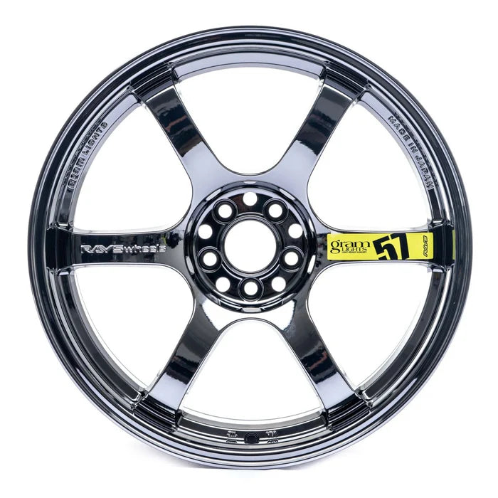 Gram Lights 57DR 17x9.0 +22 5x114.3 Rays Black Metal Coat