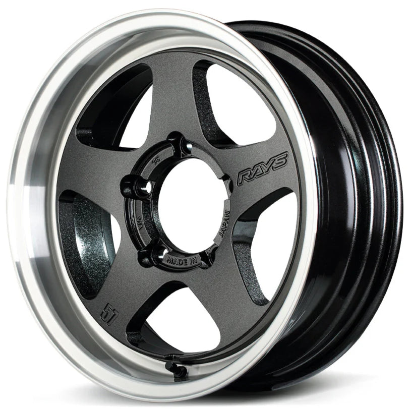 Gram Lights 57FR-X 16x7.0 -06 5-139.7 Glass Black/Rim DC Wheel