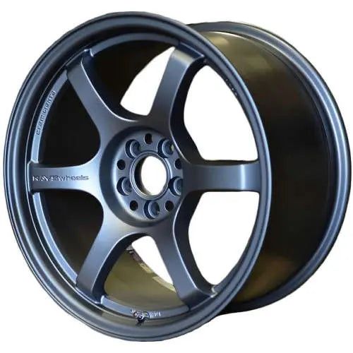 Gram Lights 57DR 15x8.0 +28 4-100 Gun Blue Wheel