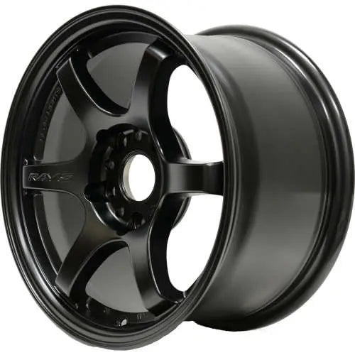 Gram Lights 57DR 15x8.0 +28 4-100 Semi Gloss Black Wheel