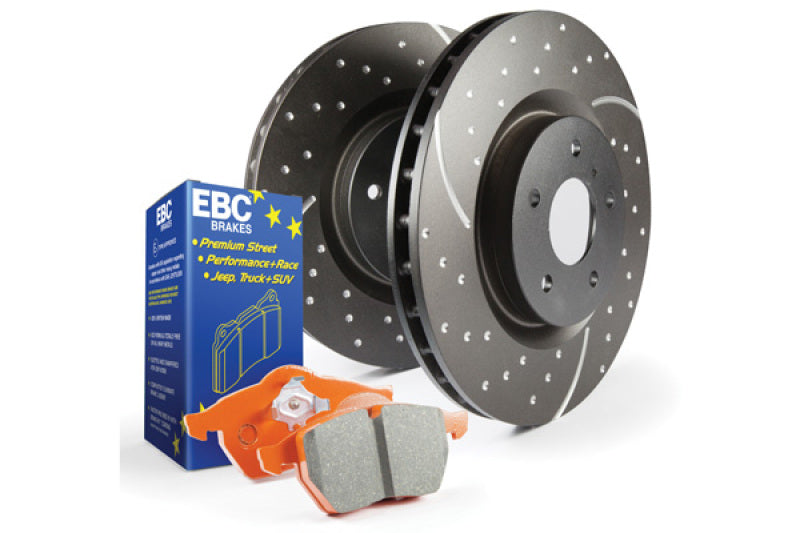 EBC S8 Kits Orangestuff Pads & GD Rotors - 2003-2006 Porsche Cayenne S