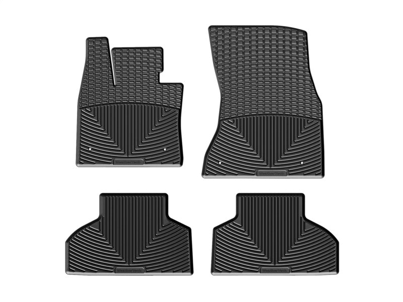 WeatherTech  14-15 Bmw X5 Front And Rear Rubber Mats - Black