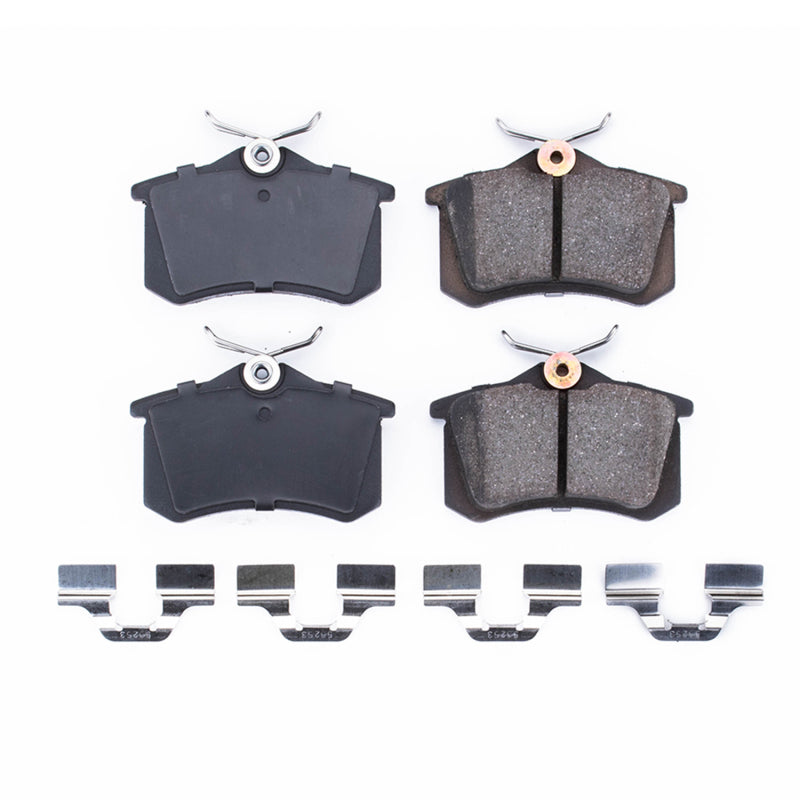 PowerStop 03-04 Audi A4 Rear Z17 Evolution Ceramic Brake Pads w/Hardware