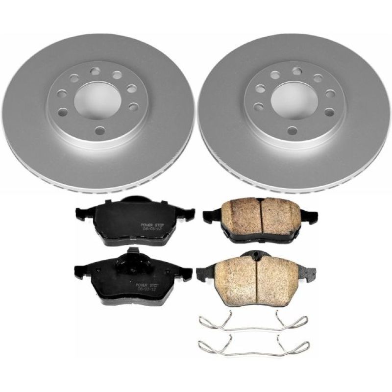 PowerStop 97-98 Saab 900 Front Z23 Evolution Sport Coated Brake Kit