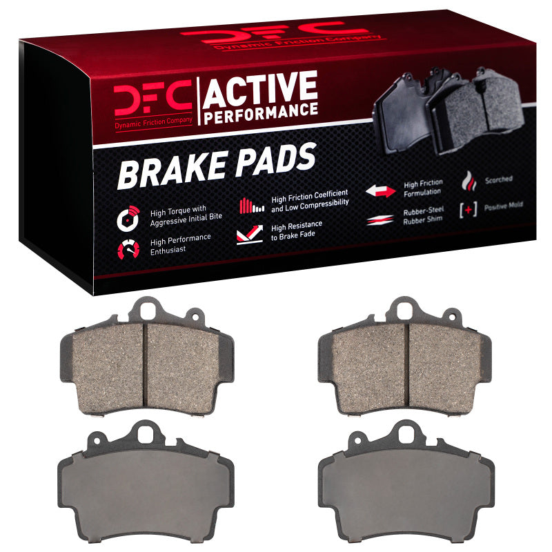 DFC 97-08 Porsche Cayman Front Active Performance Pads - Low Metallic