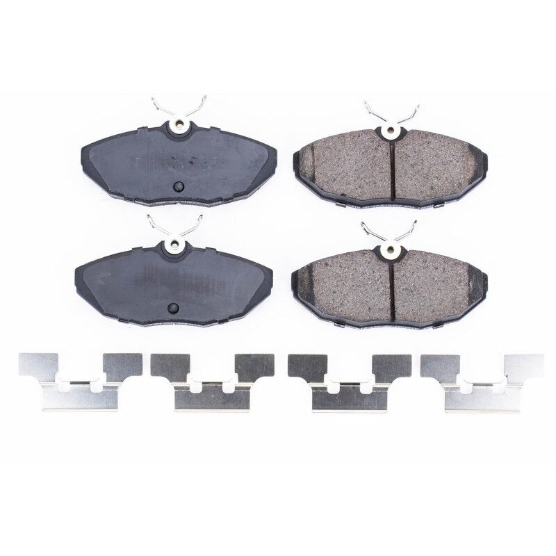 PowerStop 2005 Jaguar Vanden Plas Rear Z17 Evolution Ceramic Brake Pads w/Hardware