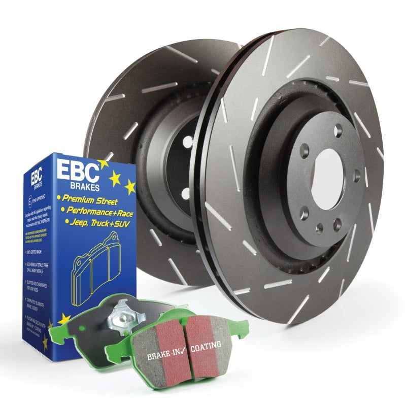 EBC S2 Kits Greenstuff Pads & USR Rotors - 2019-2022 Audi A6 Quattro Premium