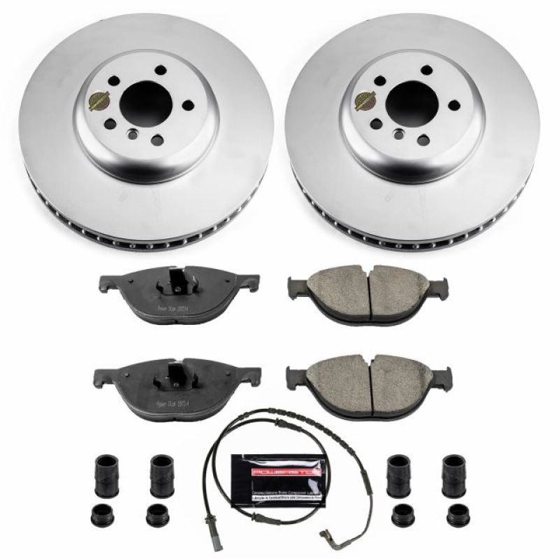 PowerStop 09-10 BMW 750i Front Z23 Evolution Sport Coated Brake Kit