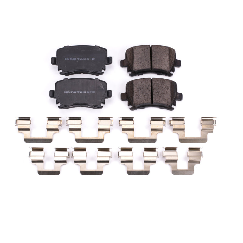 PowerStop 06-09 Audi A3 Rear Z17 Evolution Ceramic Brake Pads w/Hardware