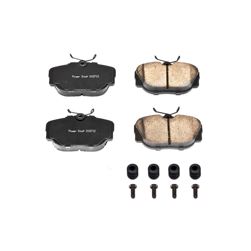 PowerStop 1991 BMW 318i Front or Rear Z17 Evolution Ceramic Brake Pads w/Hardware